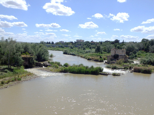 There are Roman Defensive structures built into the Guadalquivir.